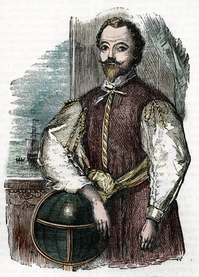 Sir Francis Drake de Unknown artist