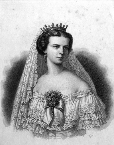 Sissi: Isabel de Wittelsbach o Isabel de Austria, Emperatriz de Austria y Hungría (1837-1898) de Unknown artist
