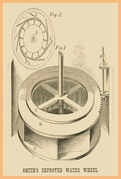 Rueda hidráulica mejorada Smiths de Unknown Artist