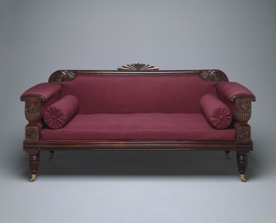 Sofá, c.1821-35 de Unknown artist
