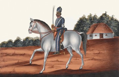 Sowar, Caballería de Madrás, c.1835 de Unknown