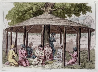 Secta especial de Sophie, Persia. En “El traje antiguo y moderno” de Unknown artist