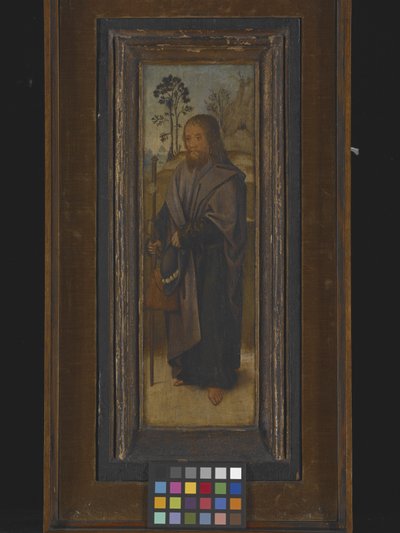 Santiago (El Peregrino) (óleo sobre madera) de Unknown artist