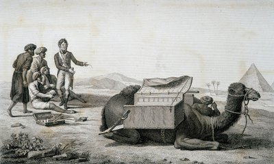 Cirugía: Doctor Larrey - en "Descripción de Egipto", Ediciones Imperiales de Unknown artist