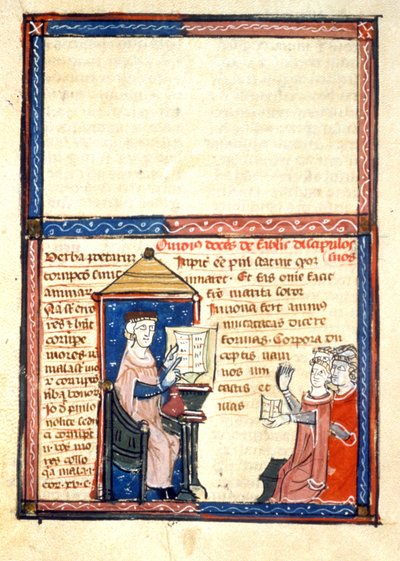 Maestro Ovidio - Miniatura de la Edad Media (ref. 418) de Unknown artist