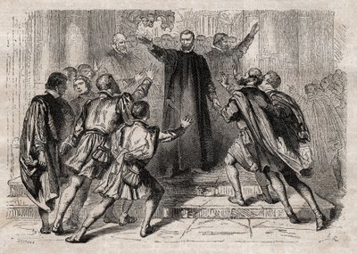 El anabaptista reconoció a Juan de Leiden de Unknown