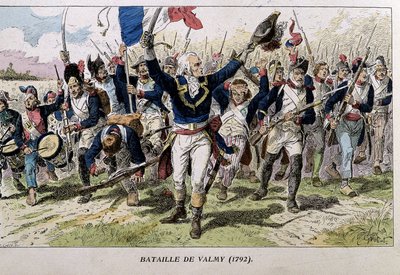 La Batalla de Valmy (1792) de Unknown artist