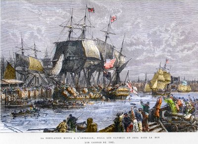 La Fiesta del Té de Boston, 16 de diciembre de Unknown artist