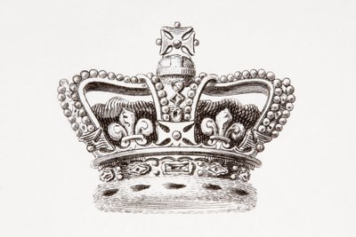 La Corona de Inglaterra, publicada en 1820 (impresión) de Unknown artist