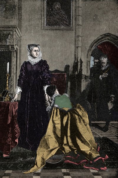 El libro de arresto de la muerte de María Estuardo (Reina de Escocia) de Unknown artist