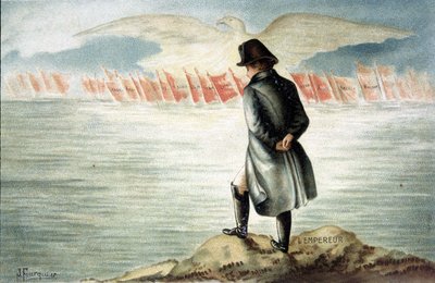 El Emperador en Santa Helena. Cromolitografía del siglo XIX de Unknown artist