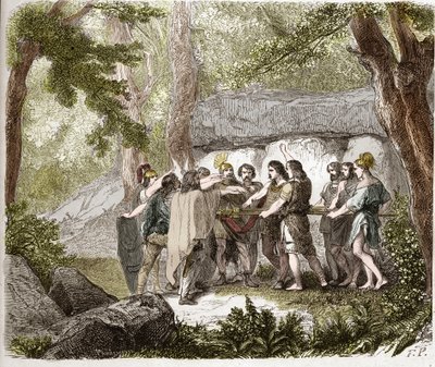 El galo y los galos: Juramento de los galos de Unknown artist
