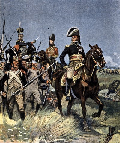 Las grandes batallas - Mariscal Michel Ney (1769-1815) en Friedland, 14 de junio de Unknown artist