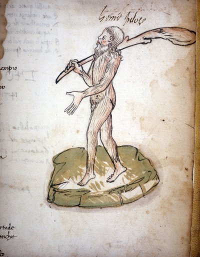El hombre peludo - del manuscrito "L