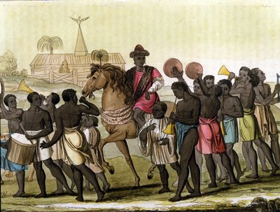 El rey de Benín (Dahomey) de Unknown artist