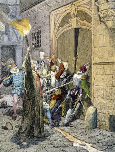 La masacre de San Bartolomé (1572) de Unknown artist