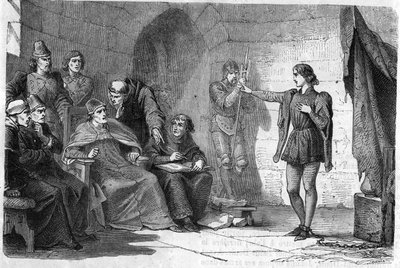 El proceso de Juana de Arco en 1431 de Unknown artist