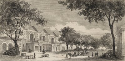 El almacén de vinos en París en 1861 - Distrito de Eaux de vie de Unknown artist