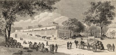 El Almacén de Vinos en París en 1861 - Rue de Languedoc y la Côte d