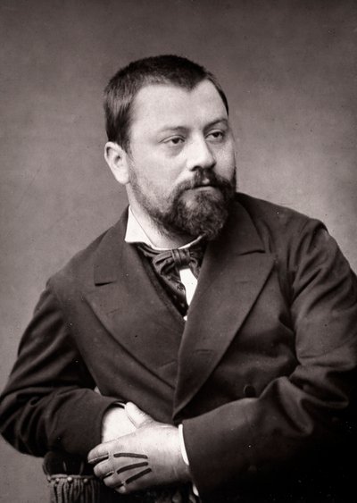 El artista Désiré-Jules Lubin retratado con motivo del Salón de París en 1883 de Unknown