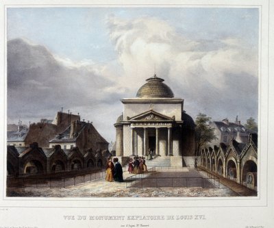 La capilla de expiación de Luis XVI en París de Unknown artist