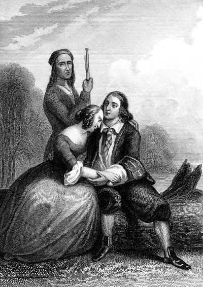 Las batallas de los pioneros, de "El lago Ontario" de Unknown artist