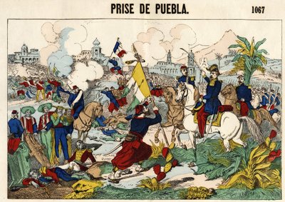 La captura de Puebla el 17 de mayo de Unknown artist