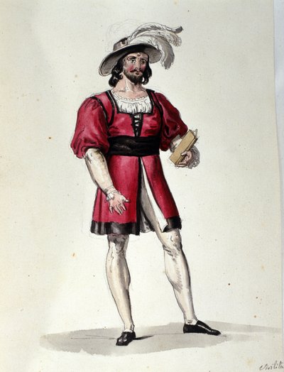 El personaje interpretando la Virilidad en el ballet 