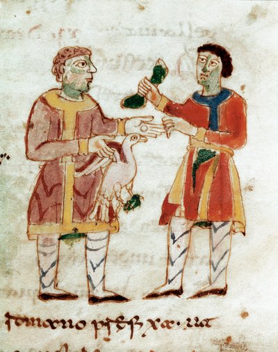 El vendedor de pollos de Unknown artist