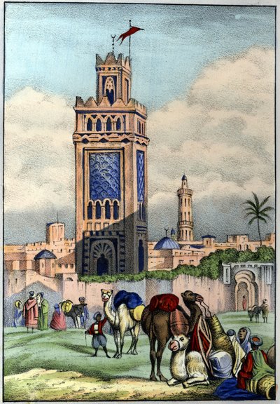 La ciudad de Orán en Argelia en 1840. en “L