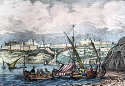 La ciudad de Orán en Argelia en 1840. en “L