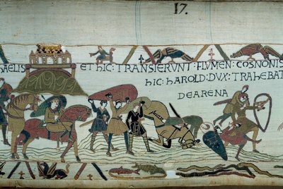 La conquista de Bretaña por el ejército del Duque de Normandía Guillermo el Conquistador (1027-1087) de Unknown artist