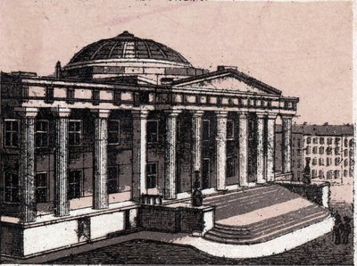 La aduana en Nueva York, Estados Unidos en "El Mundo Ilustrado 168 vistas". Sin fecha (finales del siglo XIX). de Unknown artist
