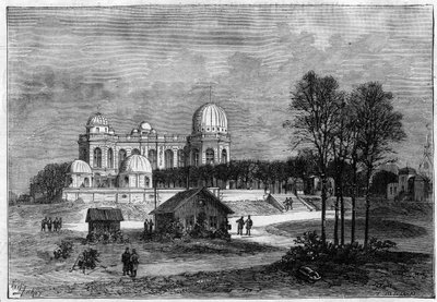 La expansión del Observatorio de París en 1883 de Unknown artist