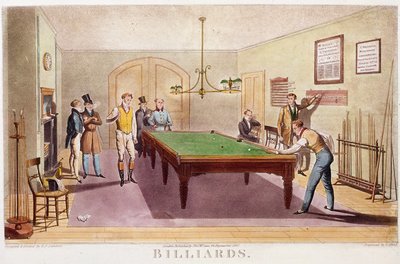 El juego de billar de Unknown artist