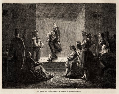 El temblor en un café de baile de Unknown artist