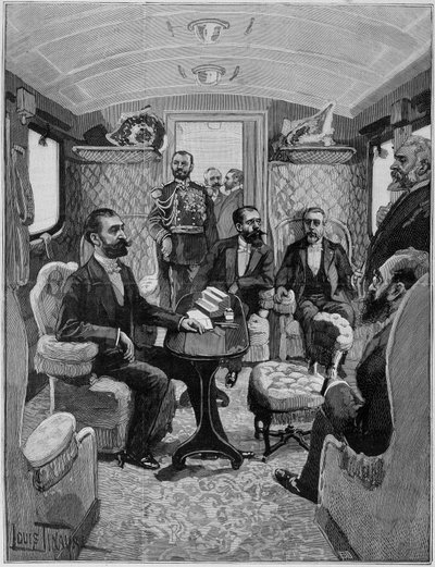 El viaje del Presidente Carnot en 1890. de Unknown artist