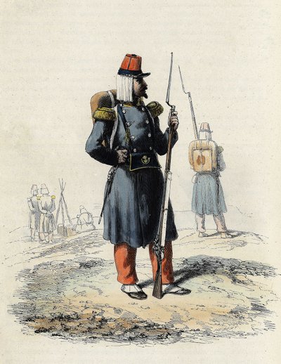 La infantería ligera del ejército francés durante la expedición de Argel en 1830, en 