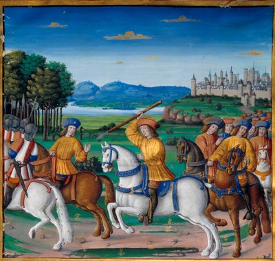 La locura de Carlos VI (1368 - 1422). Crónicas de Enguerrand de Monstrelet de Unknown artist
