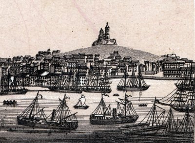 El viejo puerto de Marsella en “El mundo ilustrado 168 vistas” Sin fecha (finales del siglo XIX) de Unknown artist