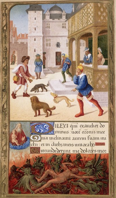 La peste, Francia siglo XVI de Unknown artist