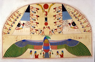 El espíritu de Chnuphis - en "Monumentos de Egipto y Nubia Superior" de Ippolito Rosellini de Unknown artist