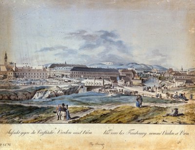 Los suburbios de Viena en Austria en el siglo XIX de Unknown artist