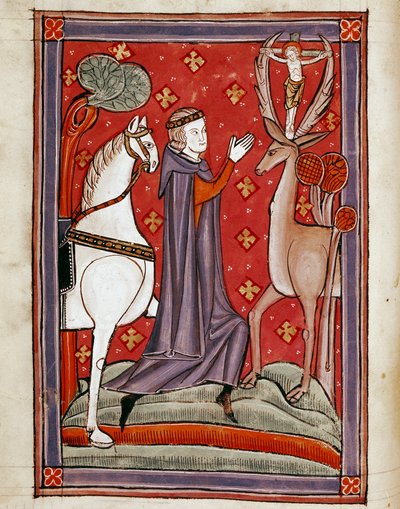 La visión de San Eustaquio de Unknown artist