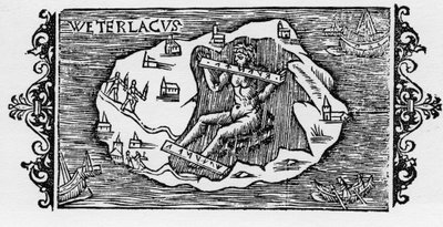 La cadena de la bruja - en "Historia de Gentibus Septentrionalibus" de Olaus Magnus, Roma 1555 de Unknown artist