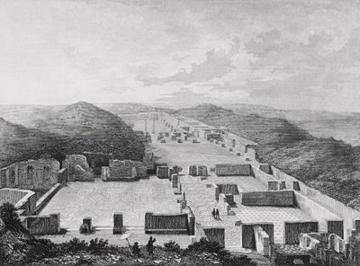 Baños termales de Ostia Antica, Italia, siglo XIX de Unknown artist