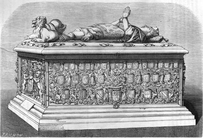 Tumba de Carlos el Temerario, duque de Borgoña (1433-1477) de Unknown artist