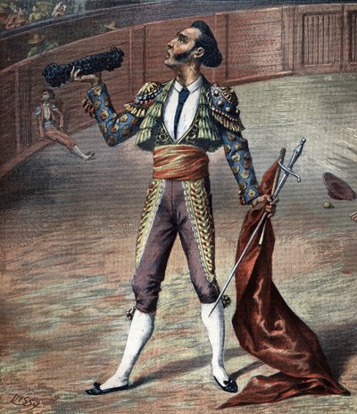 Traje de torero en 1892. de Unknown artist