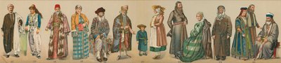 Trajes tradicionales del pueblo judío, de 