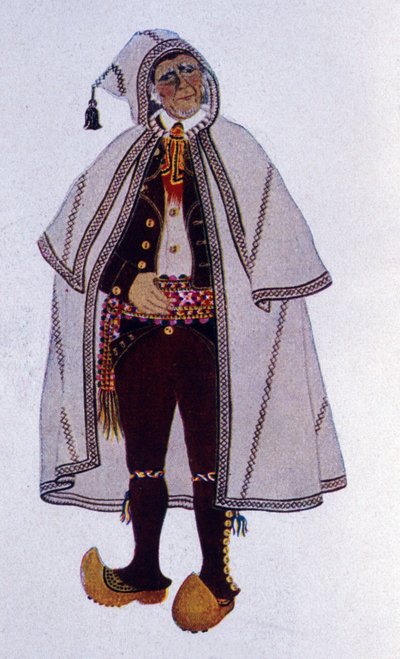 Traje tradicional de pastor de Labassere, Bearne de Unknown artist
